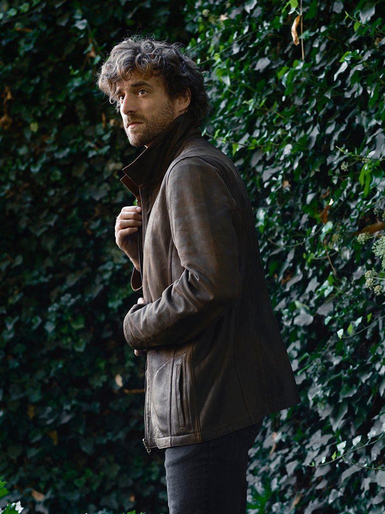 Terra Reversible Brown Leather Jacket