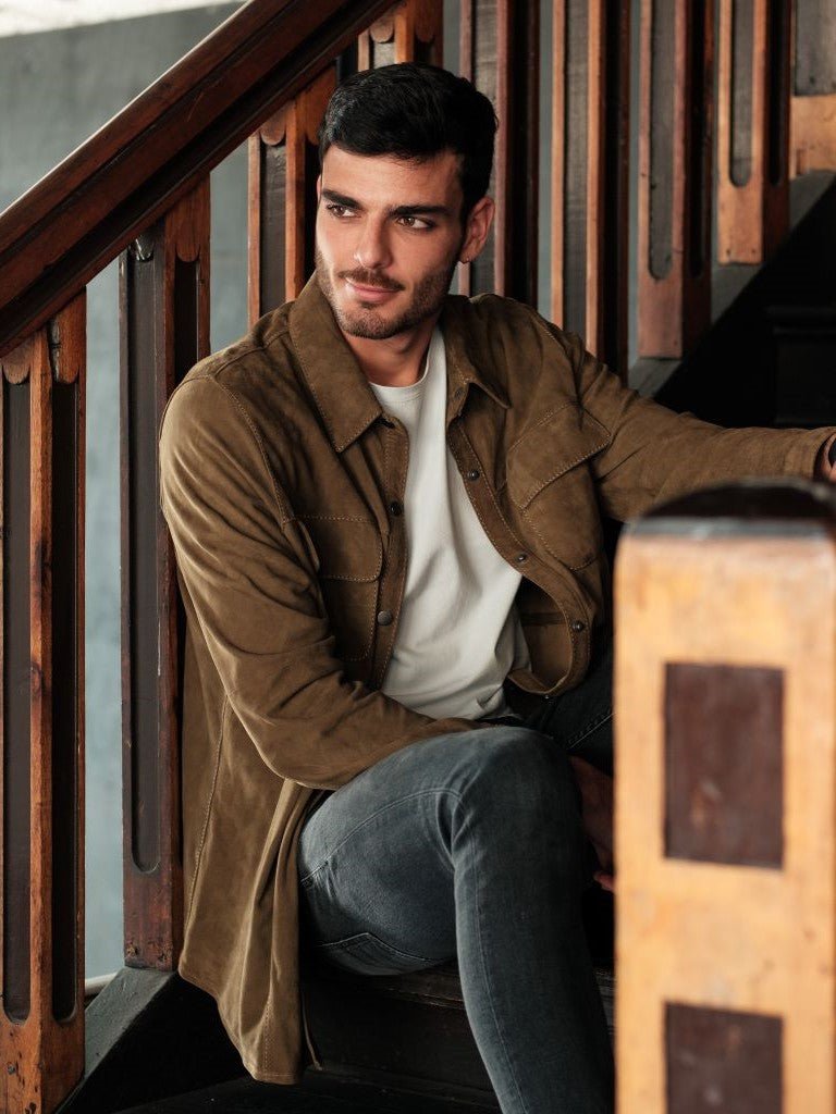Camisa Gamuza Ciprés Verde Unisex - Bor spa