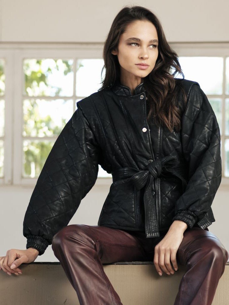 Chaqueta cuero Adelfa - Bor spa