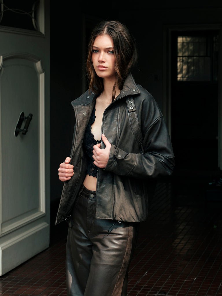 Chaqueta Cuero Dakota Cafe - Bor spa