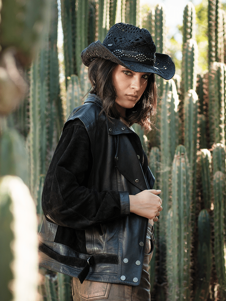 Chaqueta Ivy Vintage en cuero premium — BOR Boutique