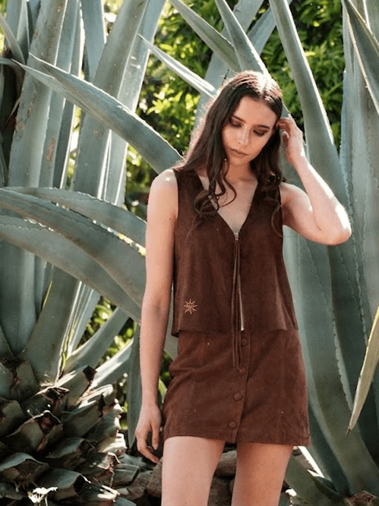 Top Gamuza Sand Chocolate - Bor spa