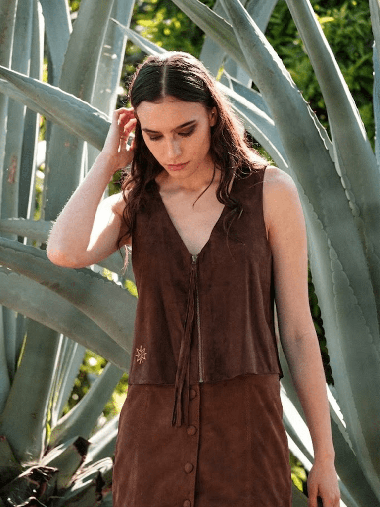 Top Gamuza Sand Chocolate - Bor spa