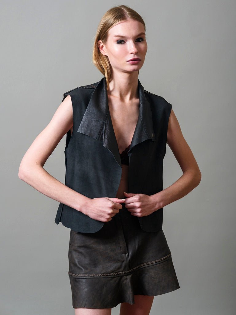 Top Mila Reversible Color Negro - Bor spa